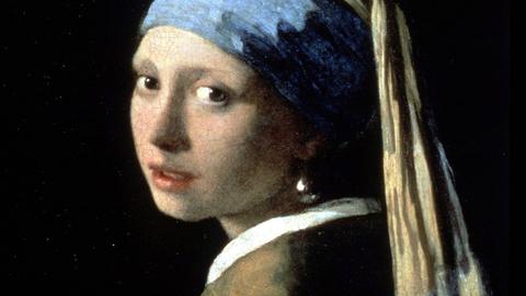Das berühmteste Gemälde von dem niederländischen Maler Johannes Vermeer: "Das Mädchen mit dem Perlenohrring", um 1665.