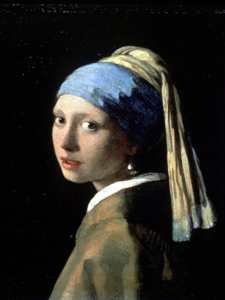 Das berühmteste Gemälde von dem niederländischen Maler Johannes Vermeer: "Das Mädchen mit dem Perlenohrring", um 1665.