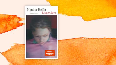 Das Cover zeigt den Buchtitel und den Autorinnennamen sowie ein unscharfes Kindergesicht, im Hintergrund orangene Farbflecken.