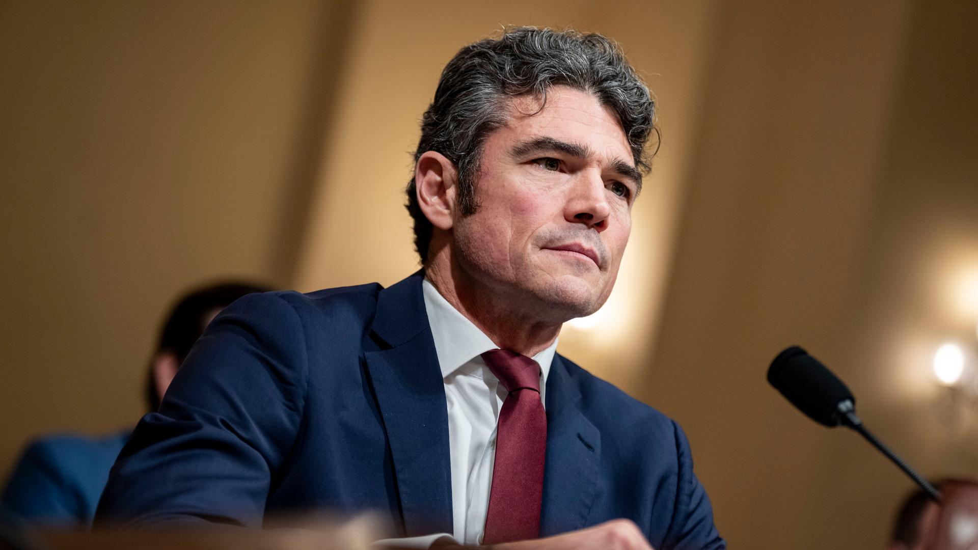 Joseph Kent, Direktor des Nationalen Zentrums für Terrorismusbekämpfung, beobachtet eine Anhörung des Ausschusses für Innere Sicherheit des Repräsentantenhauses im Cannon House Office Building.