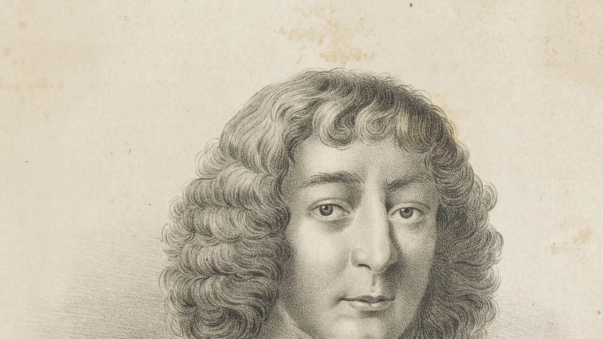 Was Spinoza schon wusste, wird bei Stauffer genussvoll in die Tat umgesetzt. Zu sehen: Portrait von Baruch Spinoza (1632-1677)