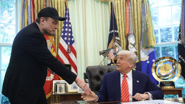 US-Präsident Donald Trump und der Tech-Oligarch Elon Musk im Weißen Haus.