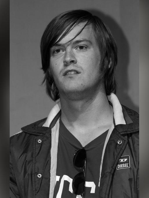 Sänger Malte Pittner (Deichkind) auf der IFA 2003 in Berlin