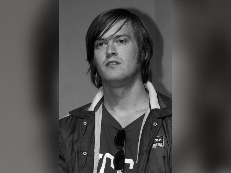 Sänger Malte Pittner (Deichkind) auf der IFA 2003 in Berlin