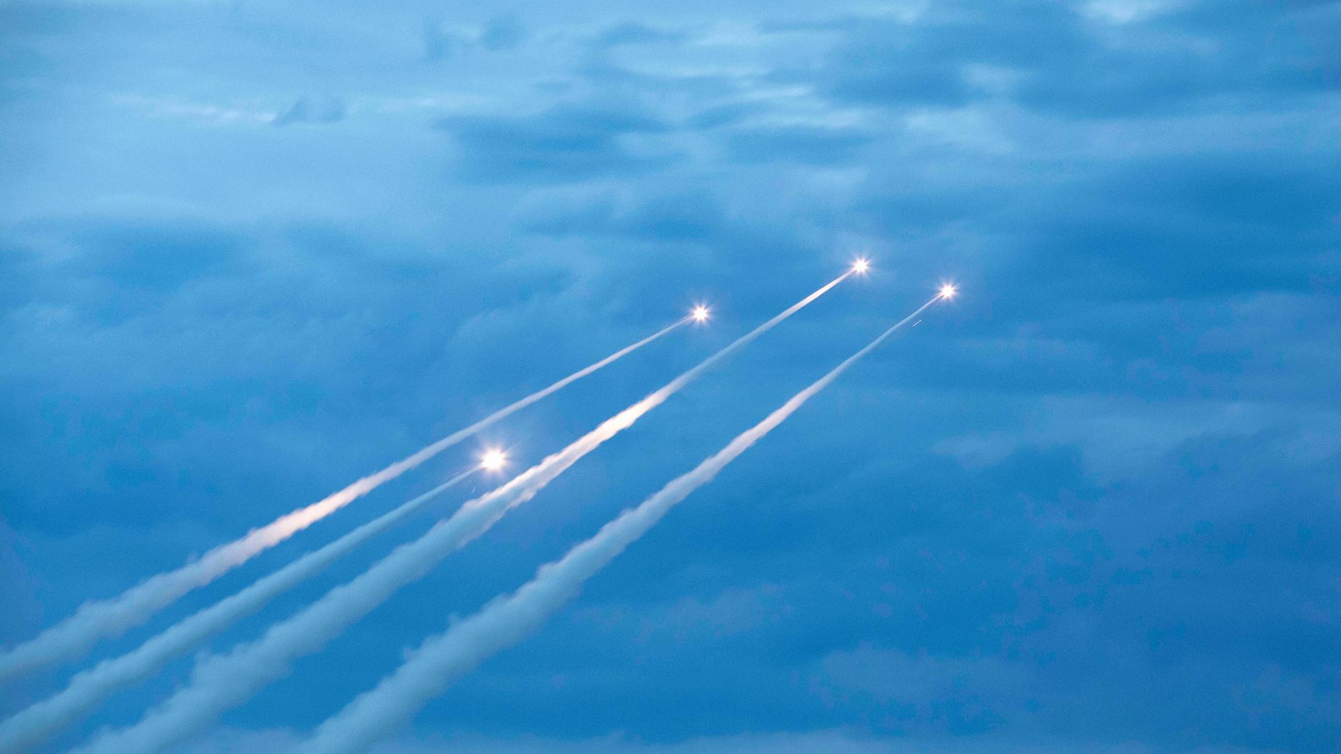 Himars-Raketenartillerie: Diese US-Systeme sind auch in die Ukraine geliefert worden. Hier bei einer Übung in Fort Ripley, Minnesota.