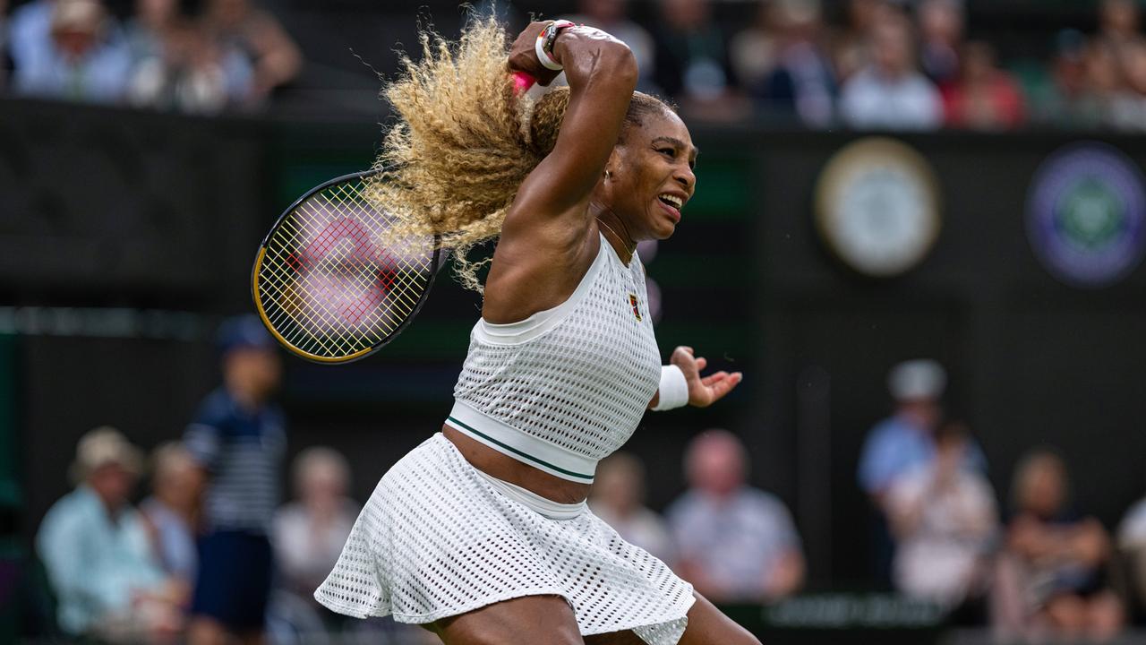 Tennisspielerin Serena Williams während eines Spiels