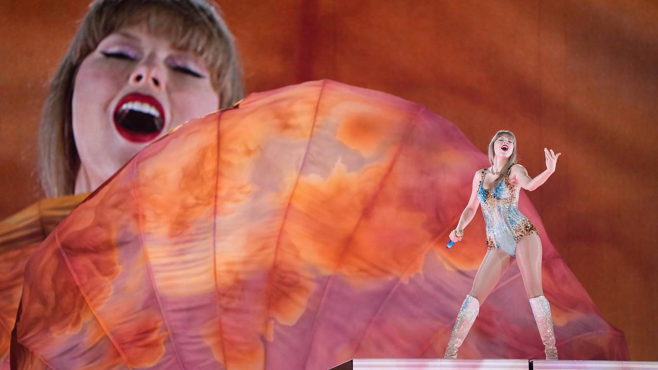 Taylor Swift während eines Konzert im Rahmen ihrer "Eras Tour" in Vancouver