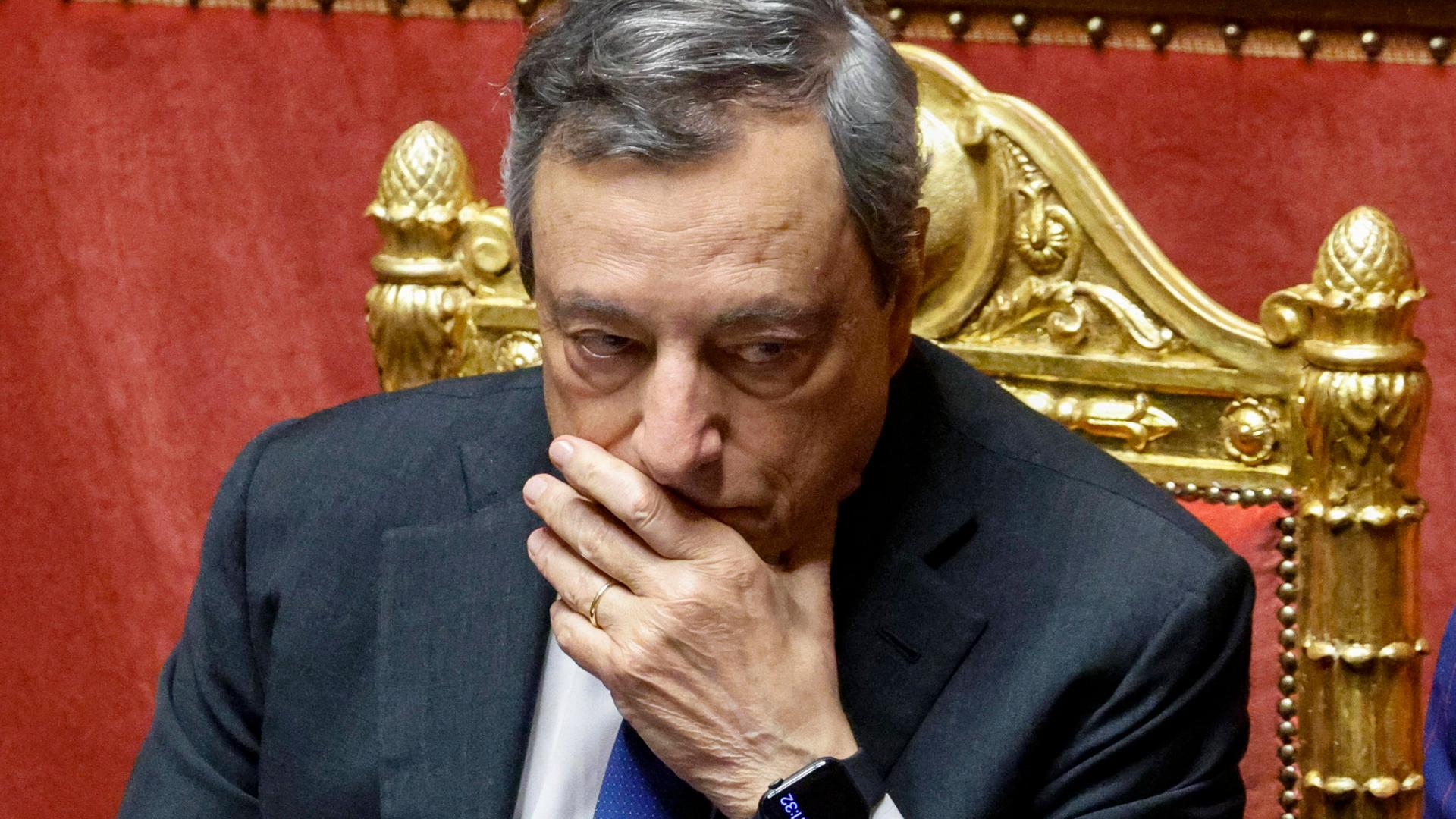 Mario Draghi im Porträt Mario Draghi im Porträt