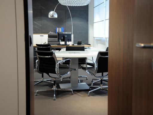 Blick in ein Büro.