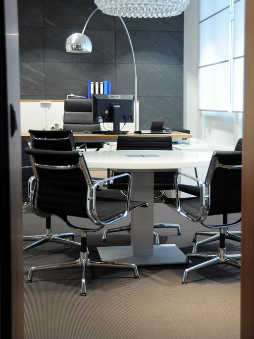 Blick in ein Büro.