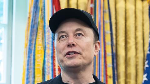 Porträt von Elon Musk 