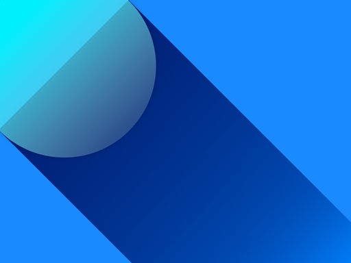 Das Logo der Deutschlandfunk-Nachrichten: Eine Kugel in zwei unterschiedlichen Blautönen, die einen Schattenstreifen auf einen blauen Hintergrund wirft
