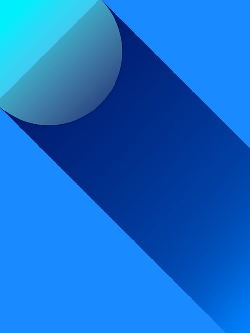 Das Logo der Deutschlandfunk-Nachrichten: Eine Kugel in zwei unterschiedlichen Blautönen, die einen Schattenstreifen auf einen blauen Hintergrund wirft