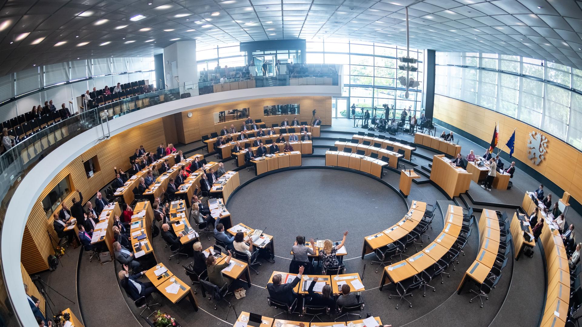 Blick in den Thüringer Landtag