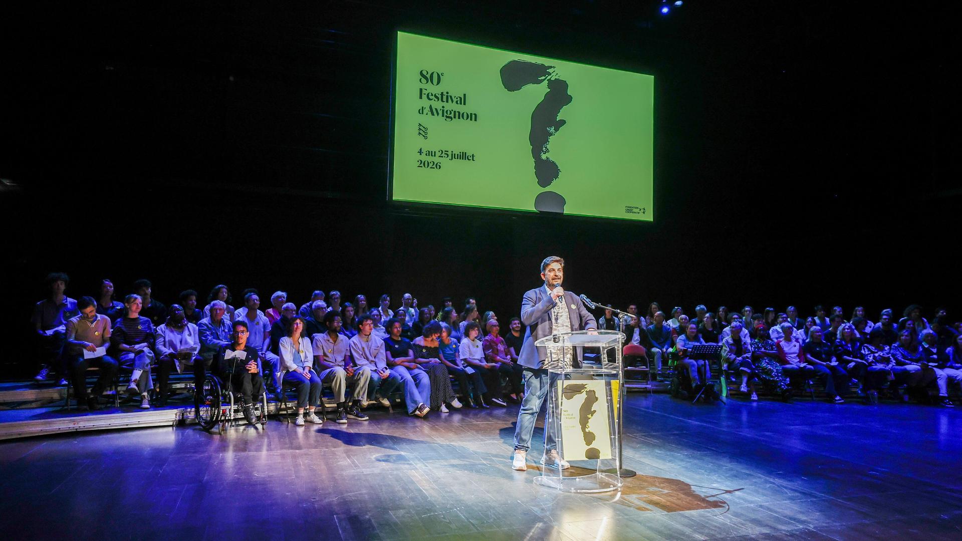 Vorstellung des Programms des 80. Festivals von Avignon durch den Festivaldirektor, Tiago Rodrigues Vorstellung des Programms des 80. Festivals von Avignon durch den Festivaldirektor, Tiago Rodrigues