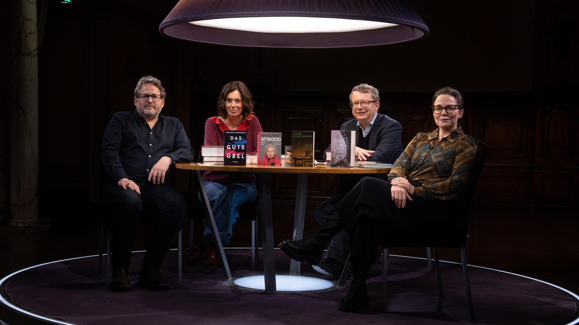 Wolfram Eilenberger, Eva Menasse, Adam Soboczynski und Thea Dorn