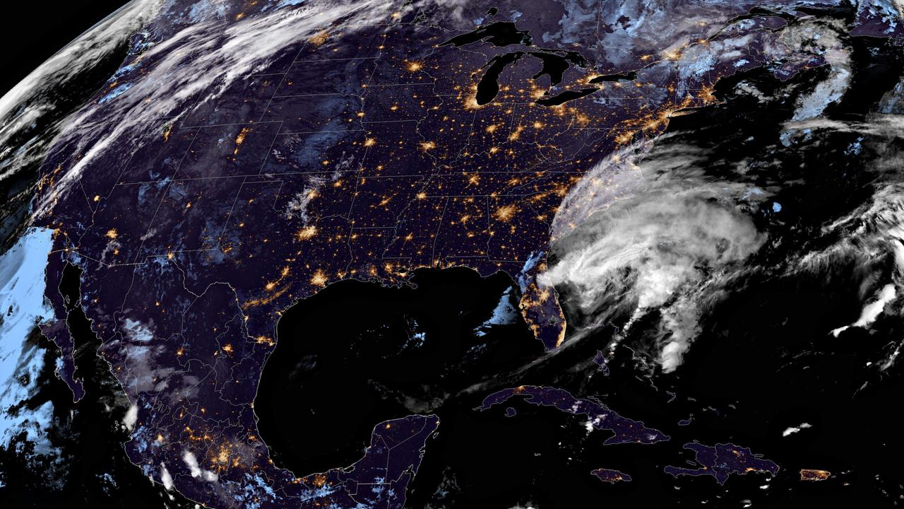 10. Oktober 2024: Satellitenaufnahme des Hurrikan Milton, der östlich von Florida, USA, aufzieht