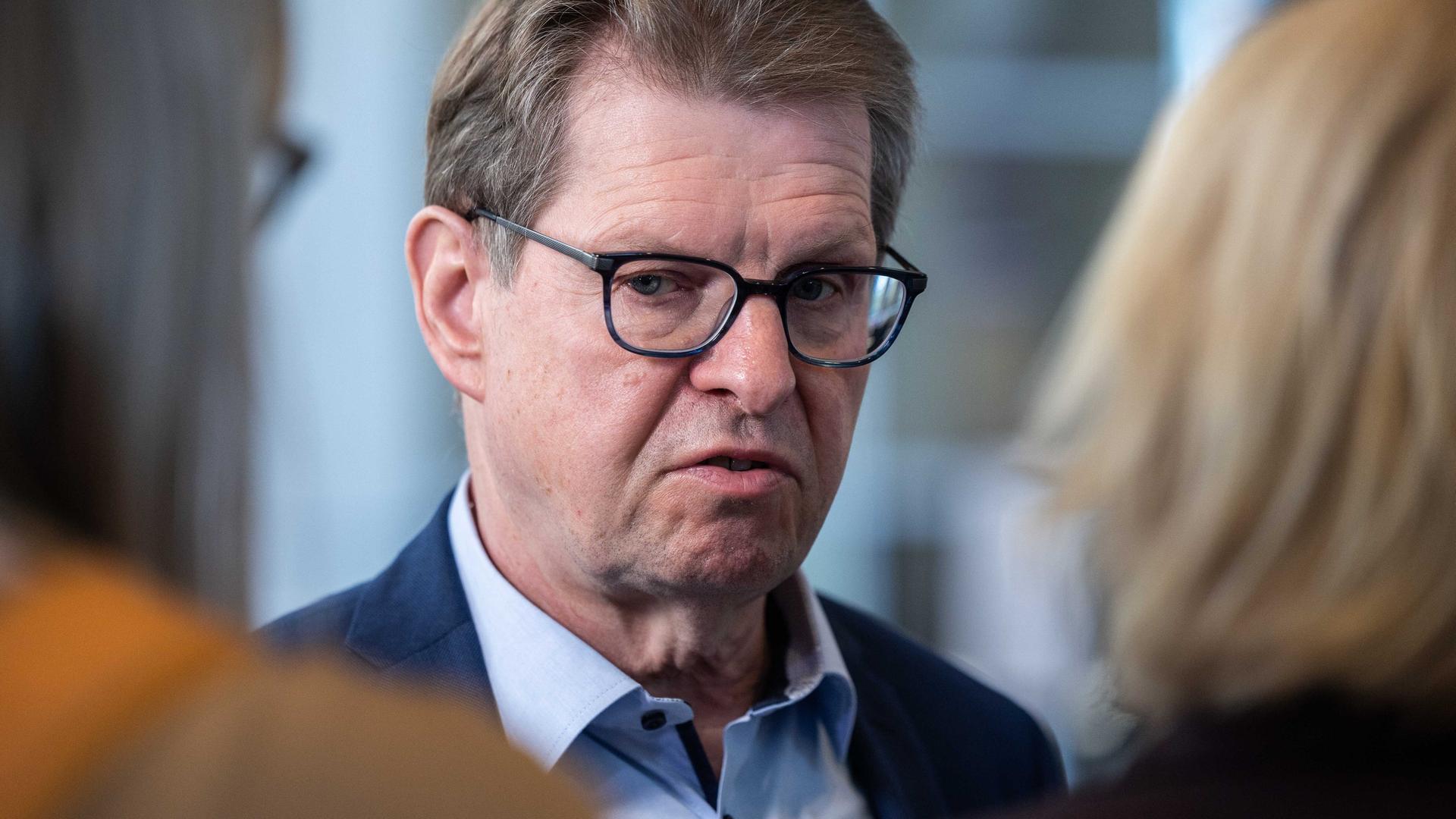 Nahaufnahme von Ralf Stegner (SPD) Nahaufnahme von Ralf Stegner (SPD)