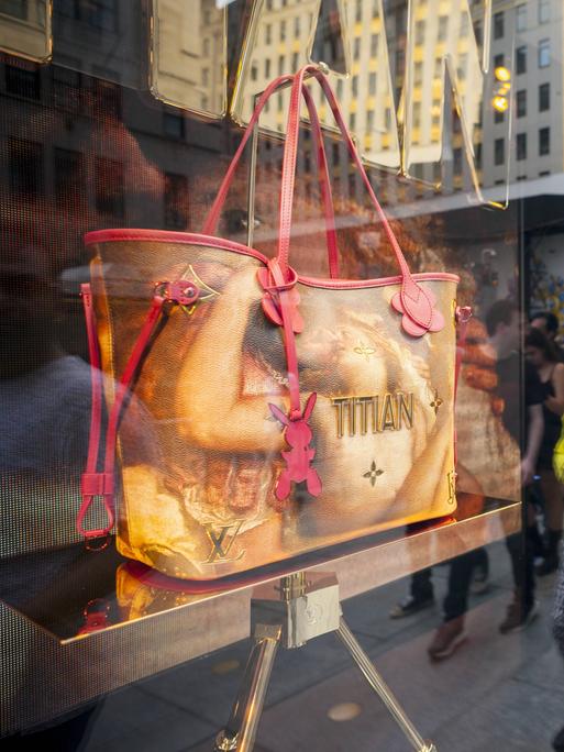 Kunst trifft Konsum: Jeff Koons hat Handtaschen für Louis Vuitton entworfen.