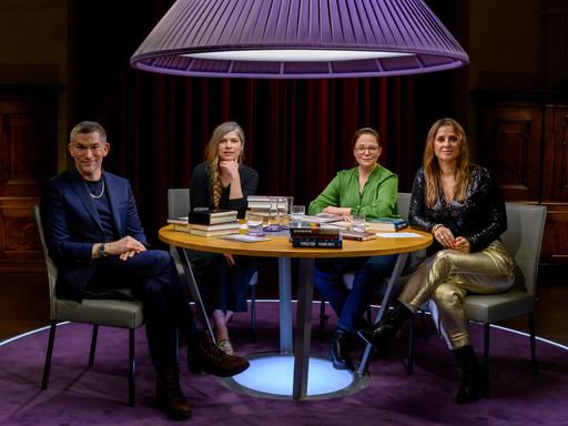 Von links: Philipp Tingler, Nele Pollatschek, Thea Dorn und Jagoda Marinic.