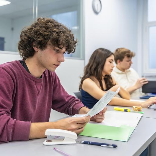 Schüler und Schülerinnen in einem Klassen-Raum