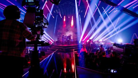 Galant während der Proben zum ESC-Vorentscheid.