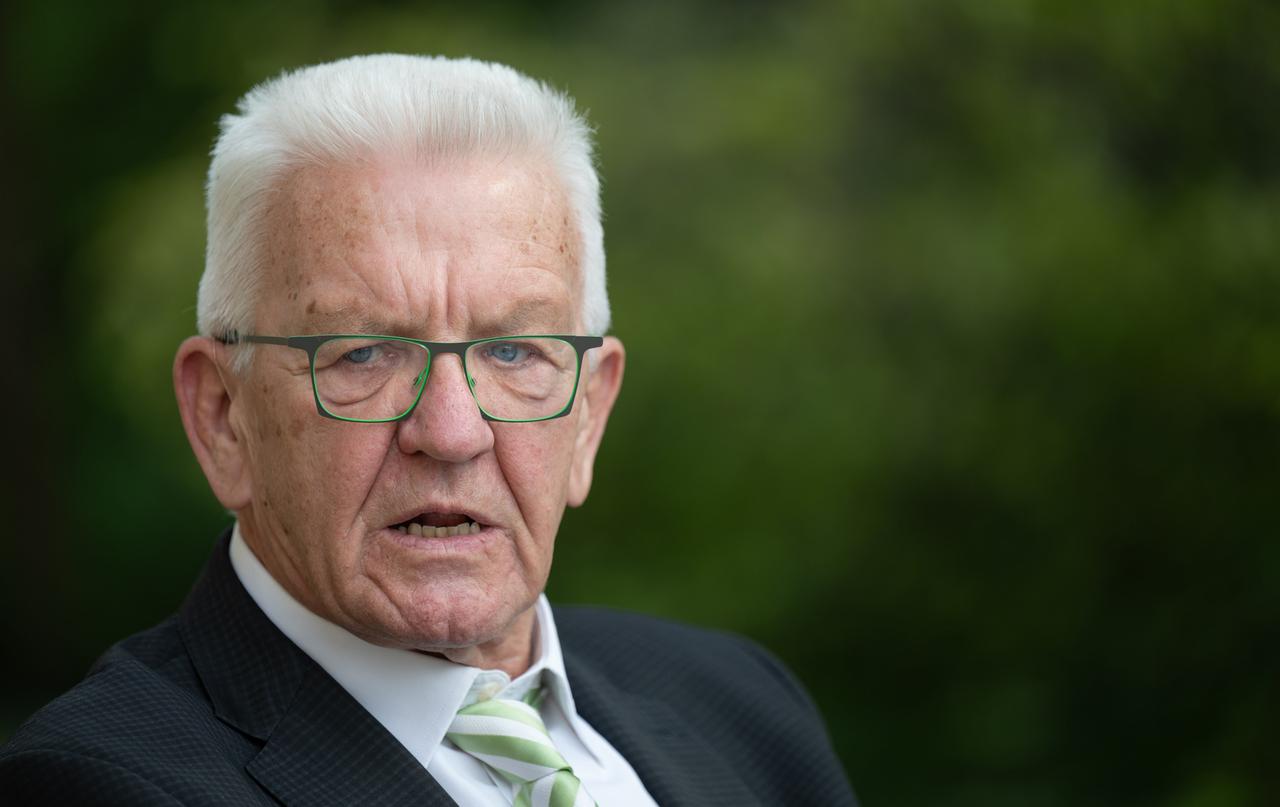 Der grüne Ministerpräsident von Baden-Württemberg, Winfried Kretschmann