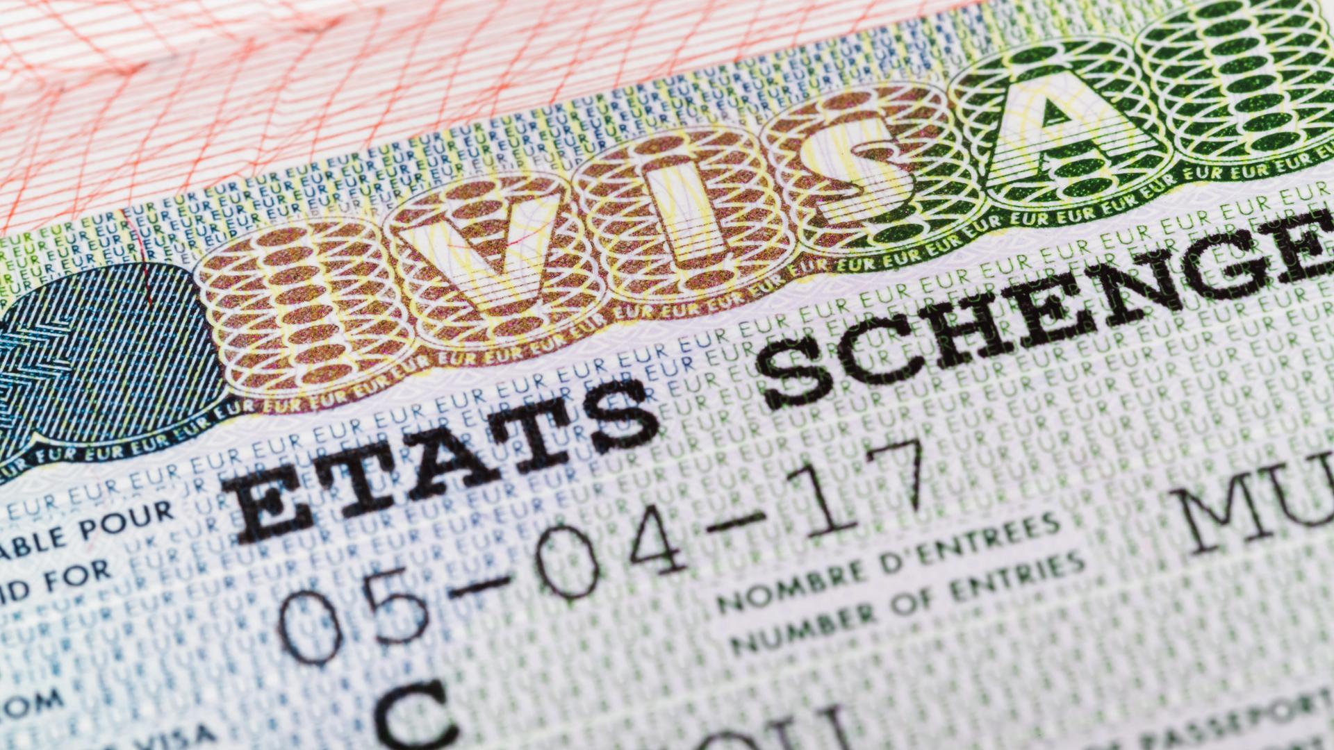 Ein Schengen-Visa-Pass