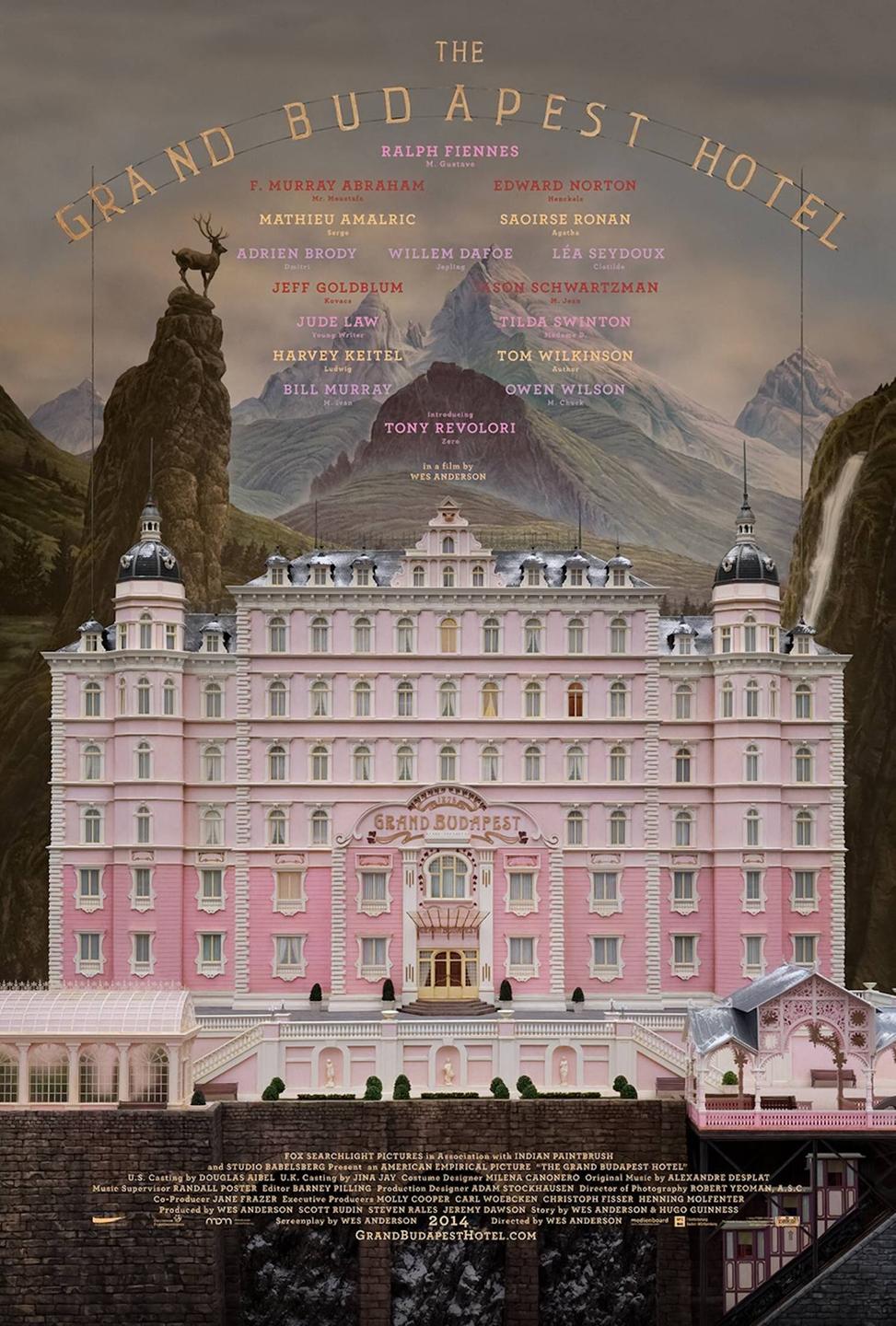 Filmposter für The Grand Budapest Hotel