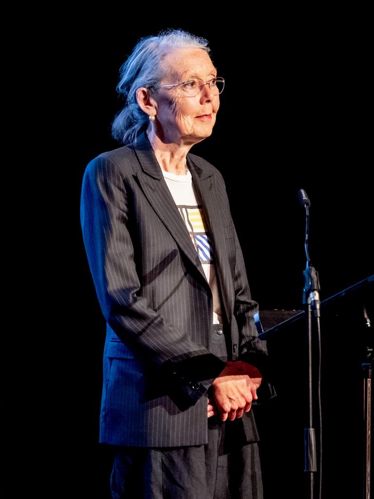 Schriftstellerin Anne Carson beim Poesiefestival Berlin 2026, ausgerichtet vom Haus für Poesie.