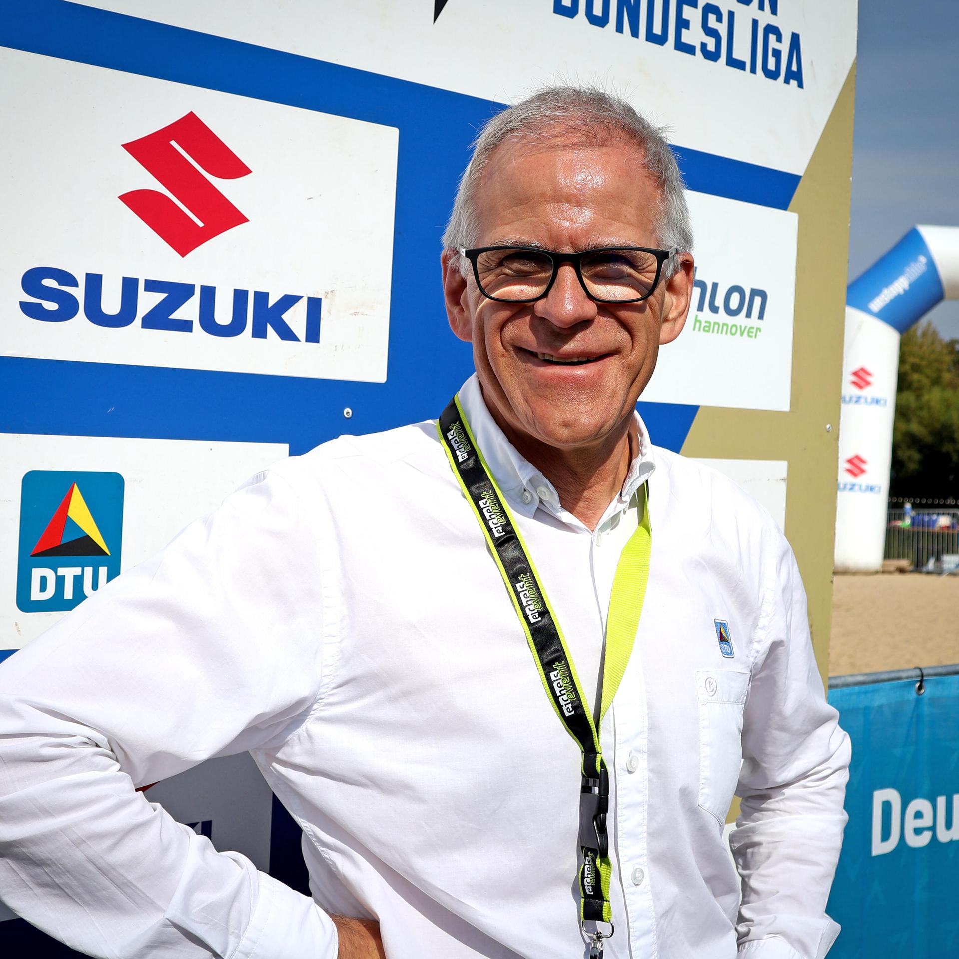 Der Präsident der Deutschen Triathlon-Union, Prof. Dr. Martin Engelhardt
