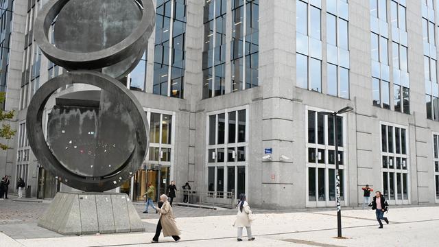 Der Finanz-Dienstleister Euroclear in Belgien