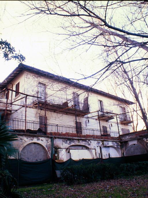 Ansicht der Villa Mussolini in dem italienischen Badeort Riccione
