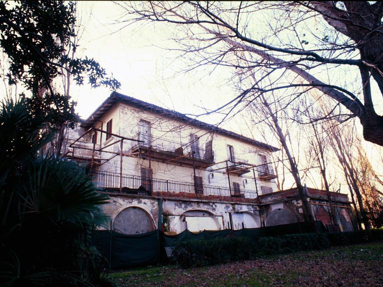Ansicht der Villa Mussolini in dem italienischen Badeort Riccione