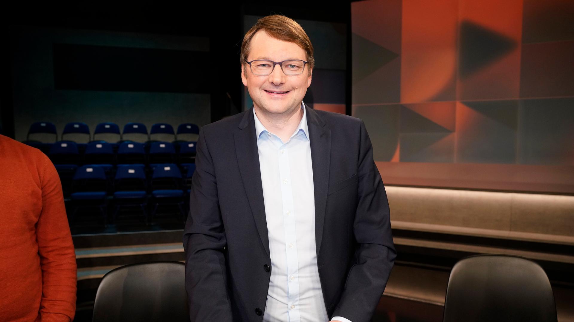 Hans Reichhart in der ARD-Talkshow "hart aber fair" im Studio Adlershof, Berlin, 11.03.2024