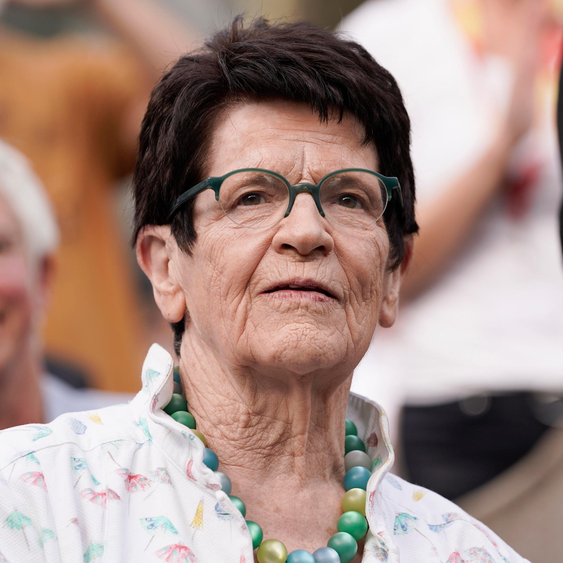 Die frühere Bundestagspräsidentin Rita Süssmuth bei einer Wahlkampfveranstaltung