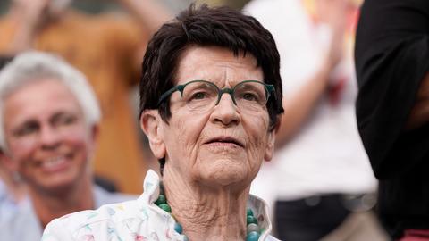 Die frühere Bundestagspräsidentin Rita Süssmuth bei einer Wahlkampfveranstaltung