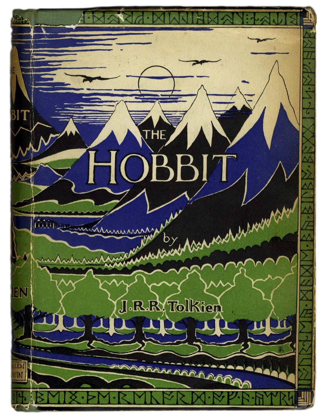 Englischsprachiges Buchcover von "Der Hobbit" 