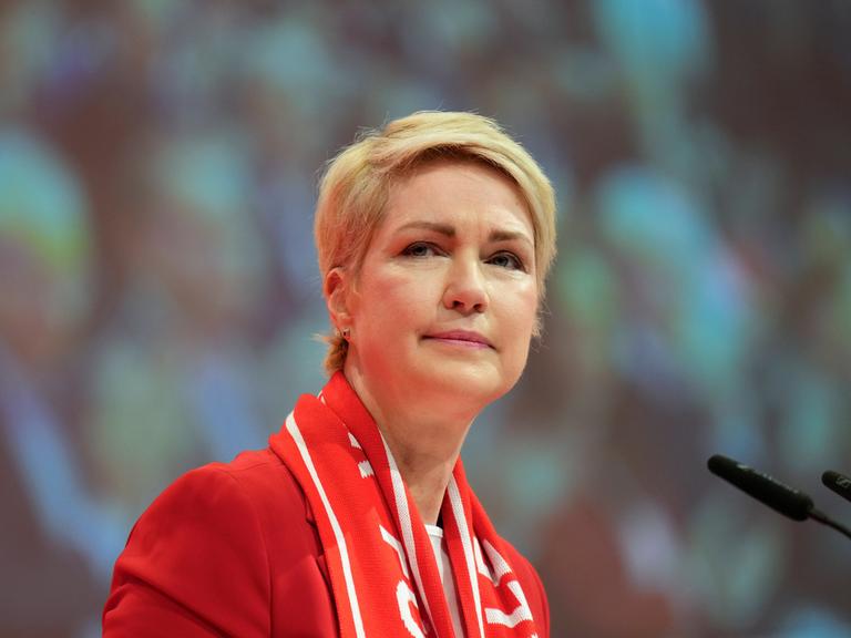 Manuela Schwesig beim Außerordentlichen Bundesparteitag der SPD in Berlin