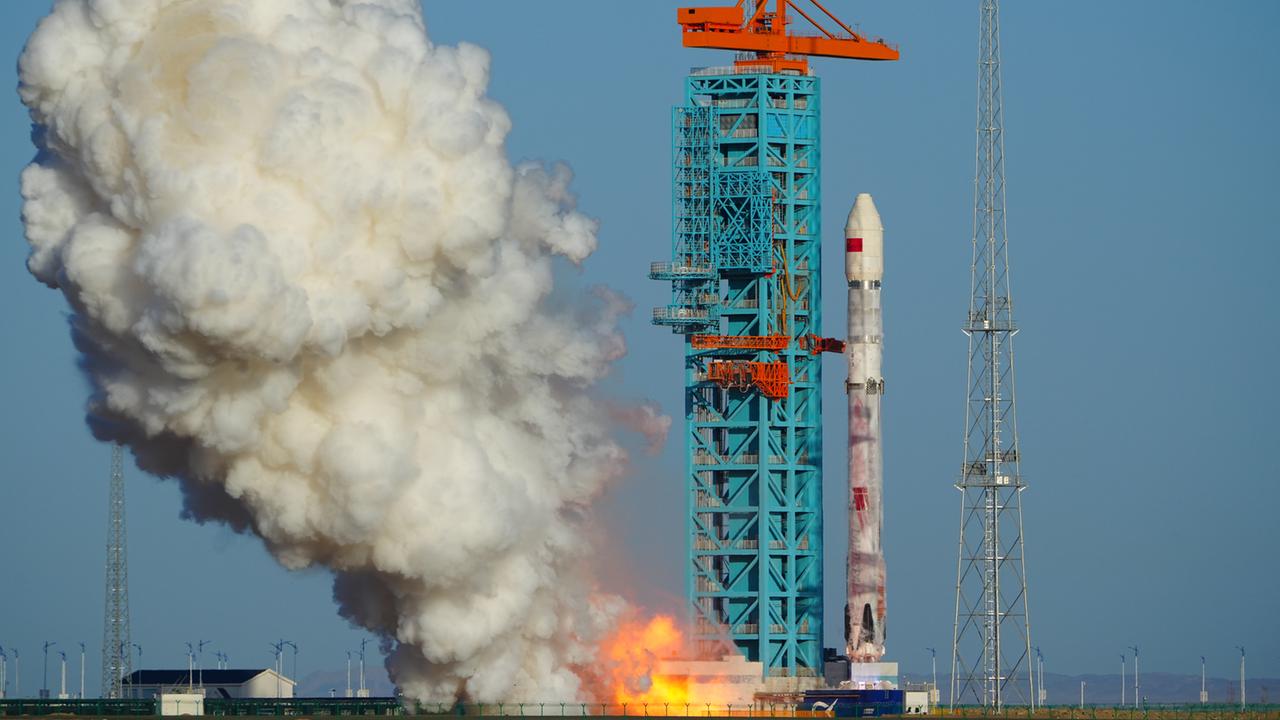 Die Rakete "Zhuque-3 Y2" startet in der kommerziellen Raumfahrt-Testzone Dongfeng im Nordwesten Chinas. 