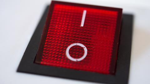 Schalter an einer Steckerleiste