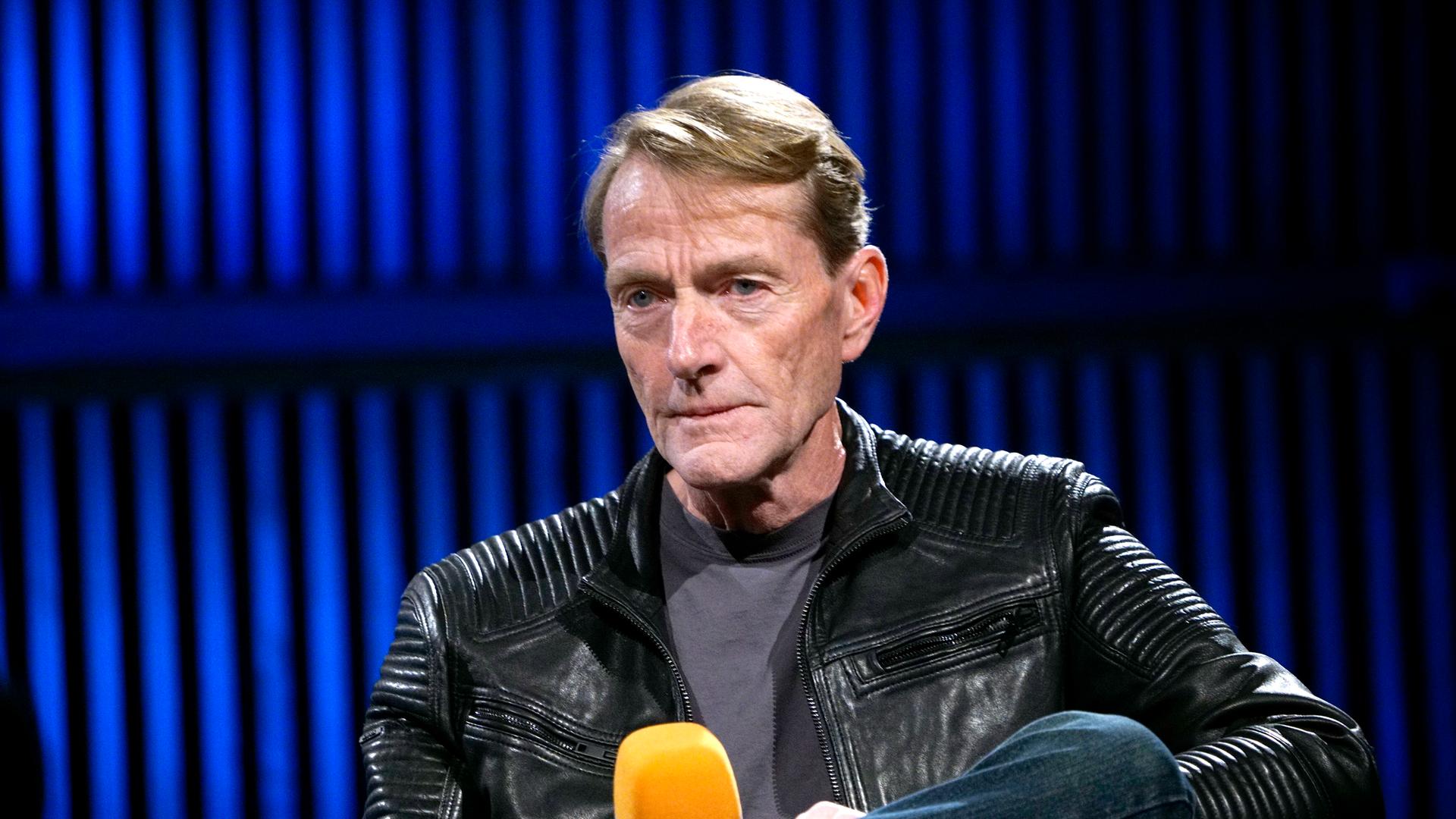 Lee Child beim Pressegespräch 'The Friendship Tour' im Haus des Rundfunks. Lee Child beim Pressegespräch 'The Friendship Tour' im Haus des Rundfunks.