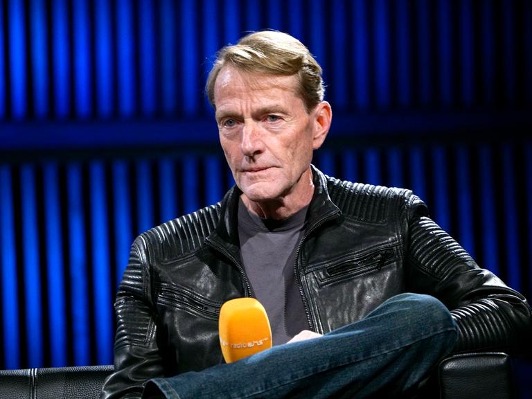 Lee Child beim Pressegespräch 'The Friendship Tour' im Haus des Rundfunks. 