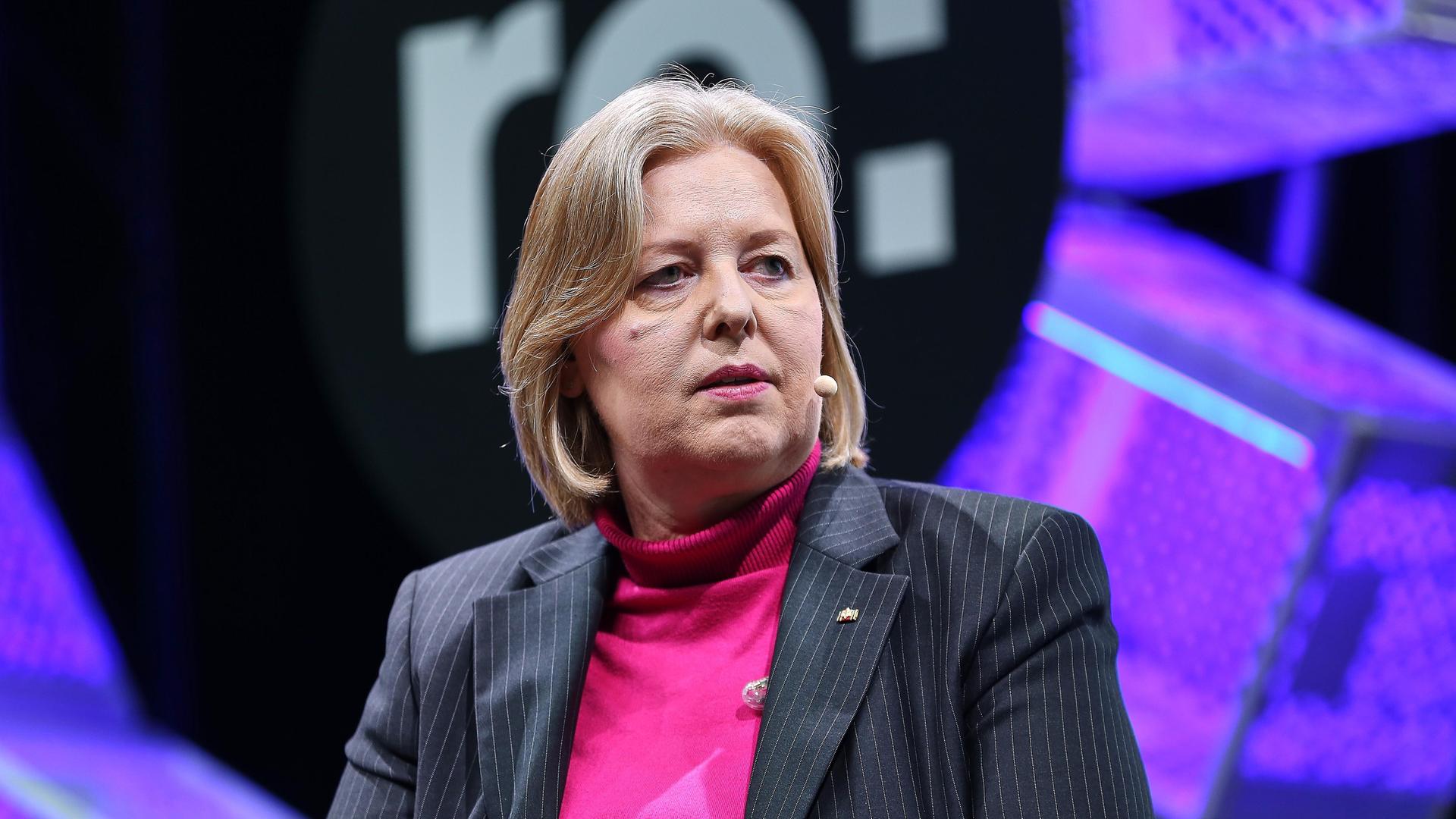 Bundesarbeitsministerin Bärbel Bas (SPD) auf der Digitalmesse re:publica in Berlin
