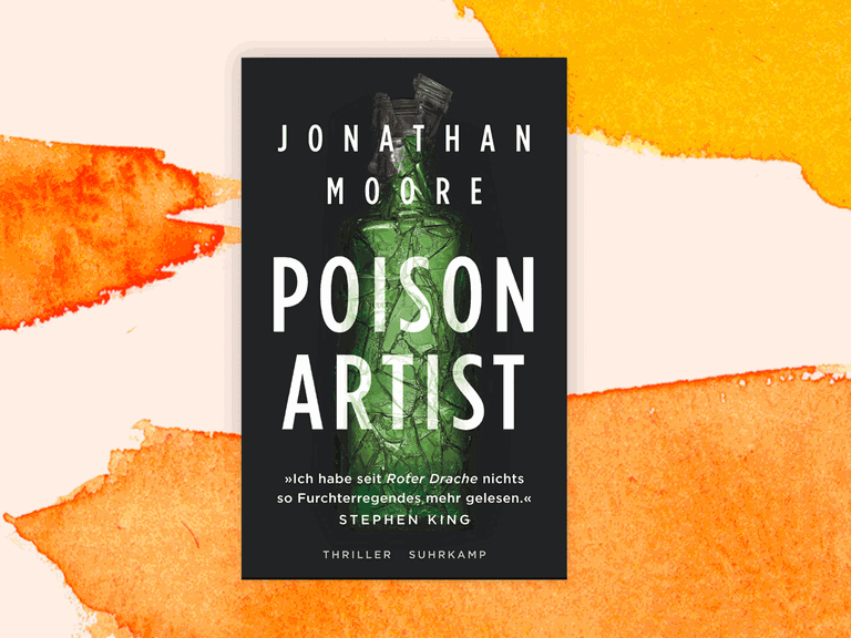 Cover von Jonathan Moores Roman "Poison Artist".