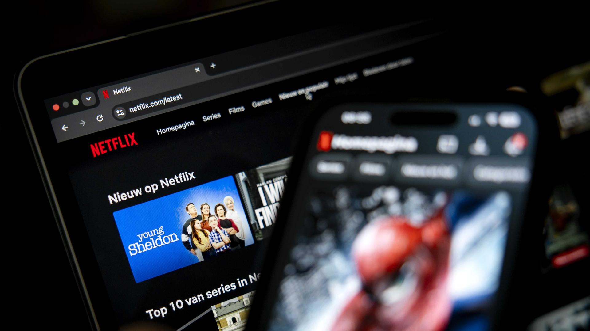 Bild vom Streamingdienst Netflix. KOEN VAN WEEL / ANP Bild vom Streamingdienst Netflix. KOEN VAN WEEL / ANP