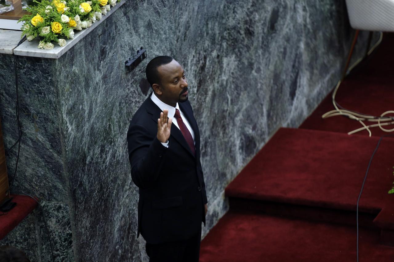 Abiy Ahmed Ali leistet den Amtseid 