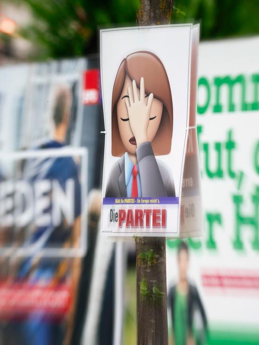 Diverse Wahlplakate zur Europawahl