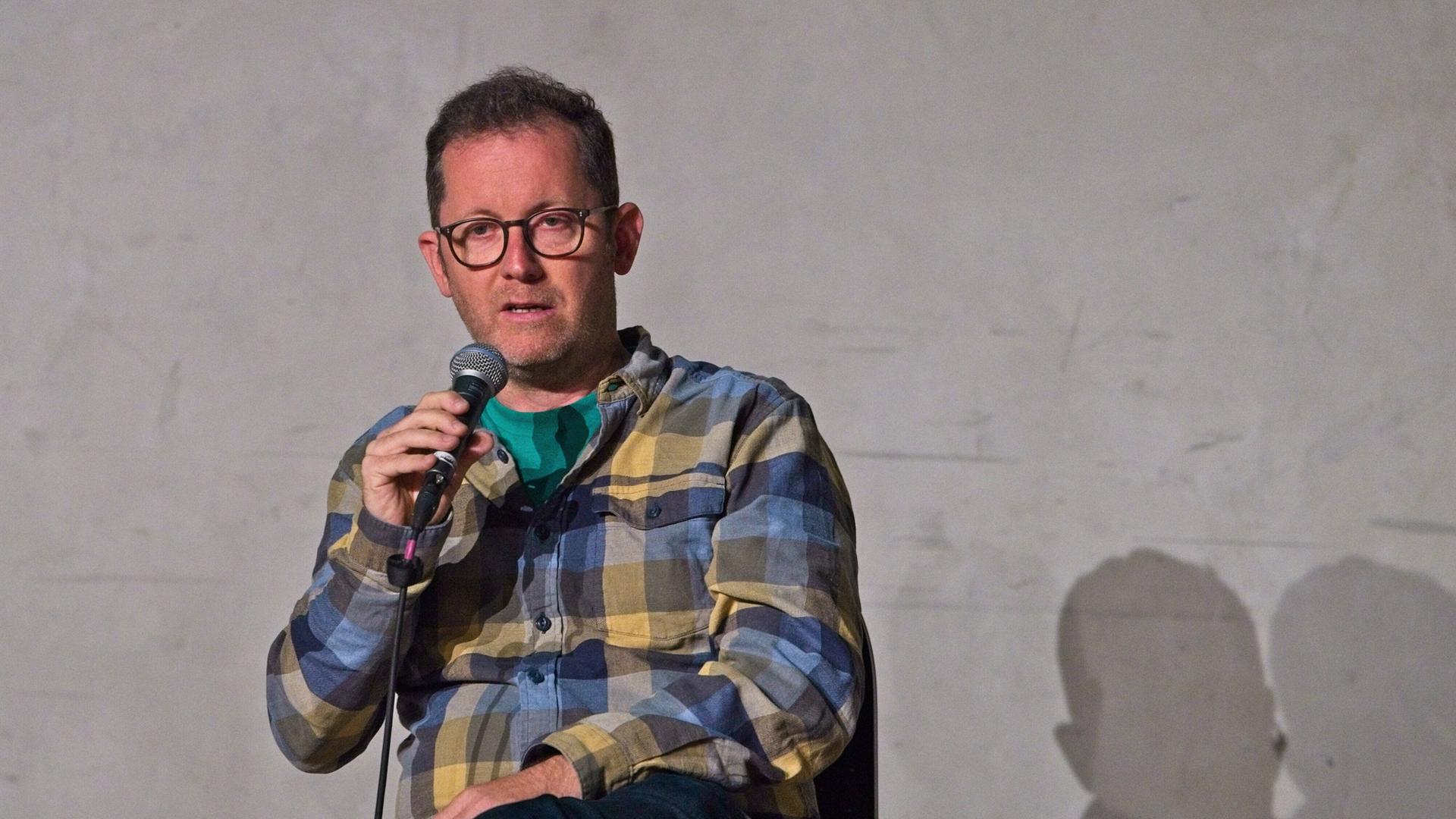 Der Regisseur und Dokumentarfilmer Florian Opitz beim Kulturtalk mit Medienschaffenden Der Regisseur und Dokumentarfilmer Florian Opitz beim Kulturtalk mit Medienschaffenden