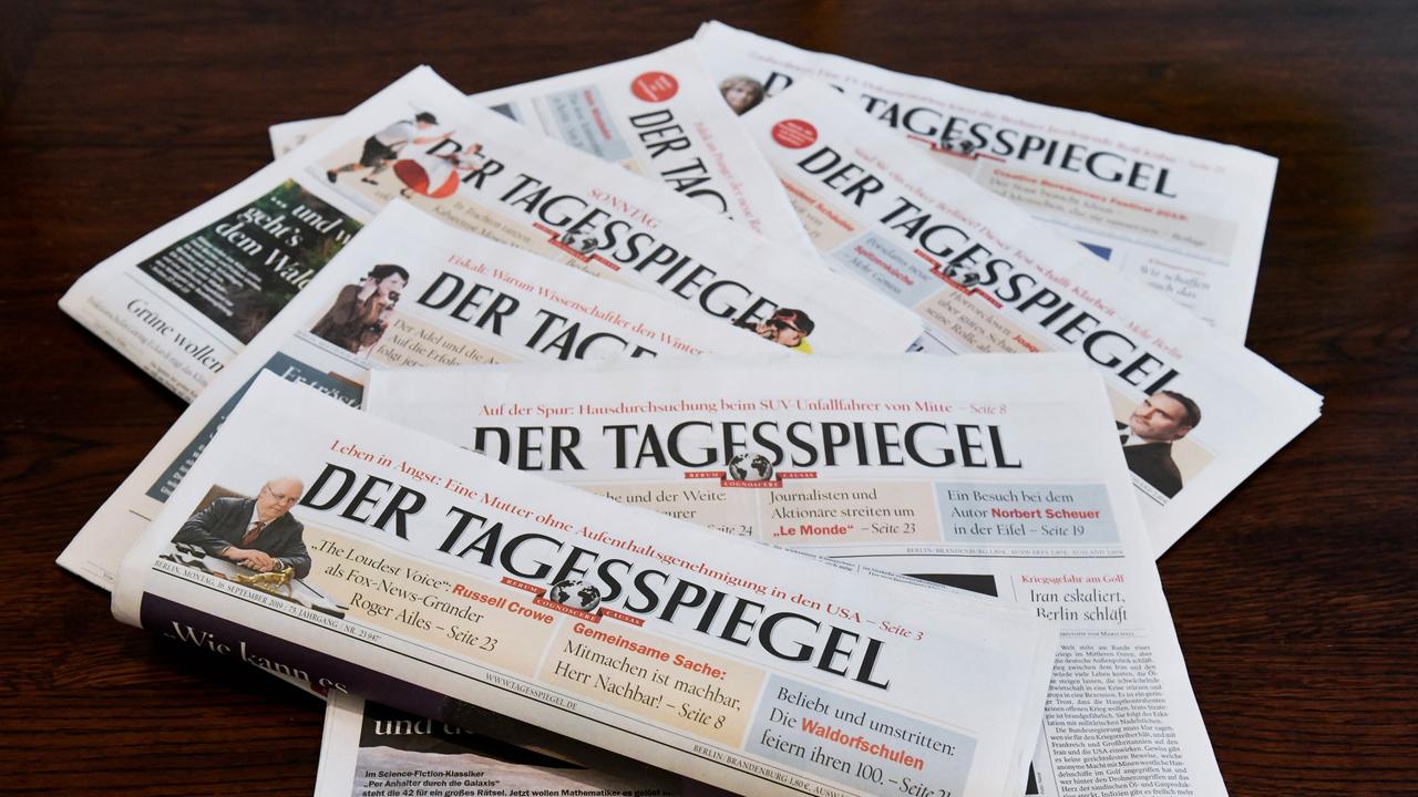 Mehrere Ausgaben der Zeitung "Der Tagesspiegel".